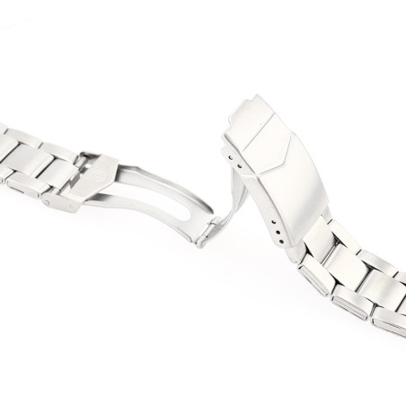 Bracelet paillasson full satiné seastar 20mm acier anse tube 22mm – bracelets montre