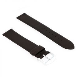 Bracelet cuir agneau lisse trendy 18/18mm vison sans couture doublure agneau - bracelets - edora - 1