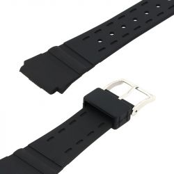 Bracelet polyuréthane prima 20/16mm noir - bracelets - edora - 2