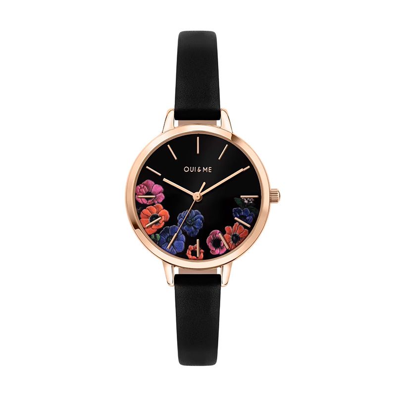 Montre femme oui&me cuir noir me010059 - montres-femme - edora