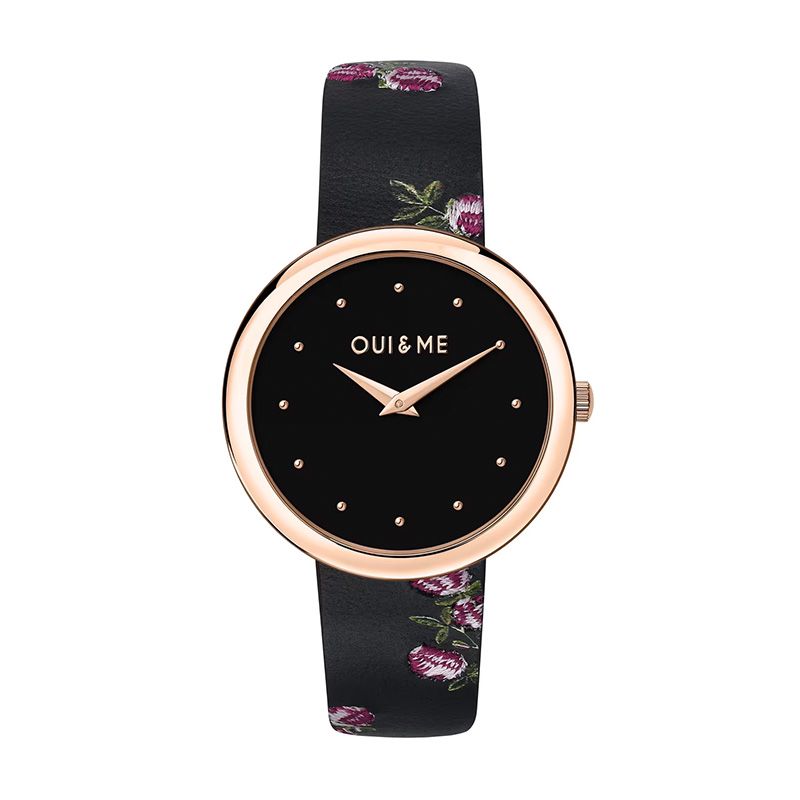 Montre femme oui&me cuir noir me010326 - montres-femme - edora Montre femme oui&me cuir noir me010326 - montres-femme - edora