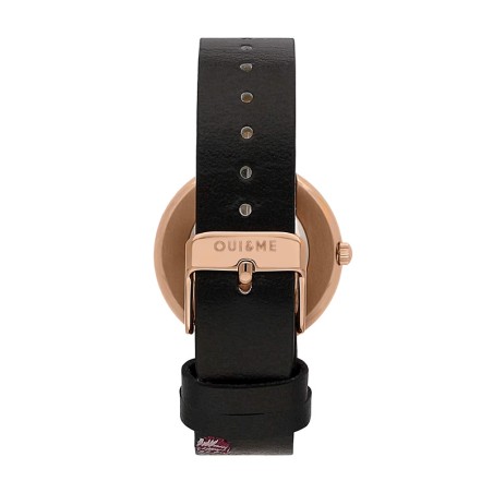 Montre femme oui&amp;me cuir noir me010326 – montres femme