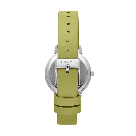 Montre femme oui&amp;me cuir vert me010379 – montres femme