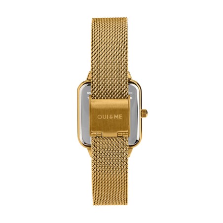 Montre femme oui&amp;me harmonie acier doré me010382 – montres femme