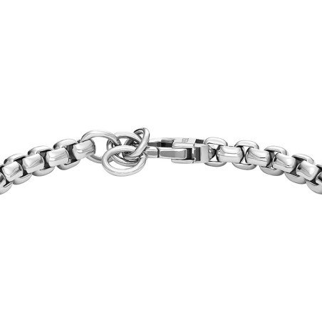 Bracelet homme gourmette fossil knox knurled texture acier jf04767040 – bracelets homme