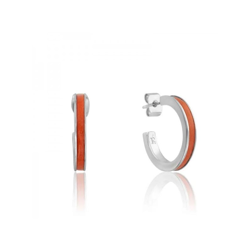 Boucles d'oreilles femme créoles flowers for zoé paradis macaron argenté paradis080tu - boucles-d-oreilles-femme - edora