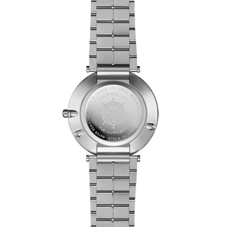 Montre homme herbelin newport slim phase de lune acier argenté 12722b25 – montres homme