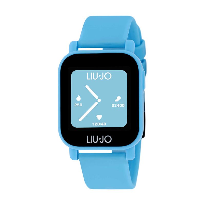 Montre femme connectée liu jo silicone bleu swlj027 - montre connectée homme & femme - - chronographes - edora