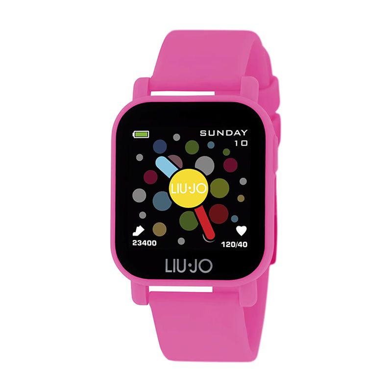 Montre femme connectée liu jo silicone rose swlj030 - montre connectée homme & femme - - chronographes - edora