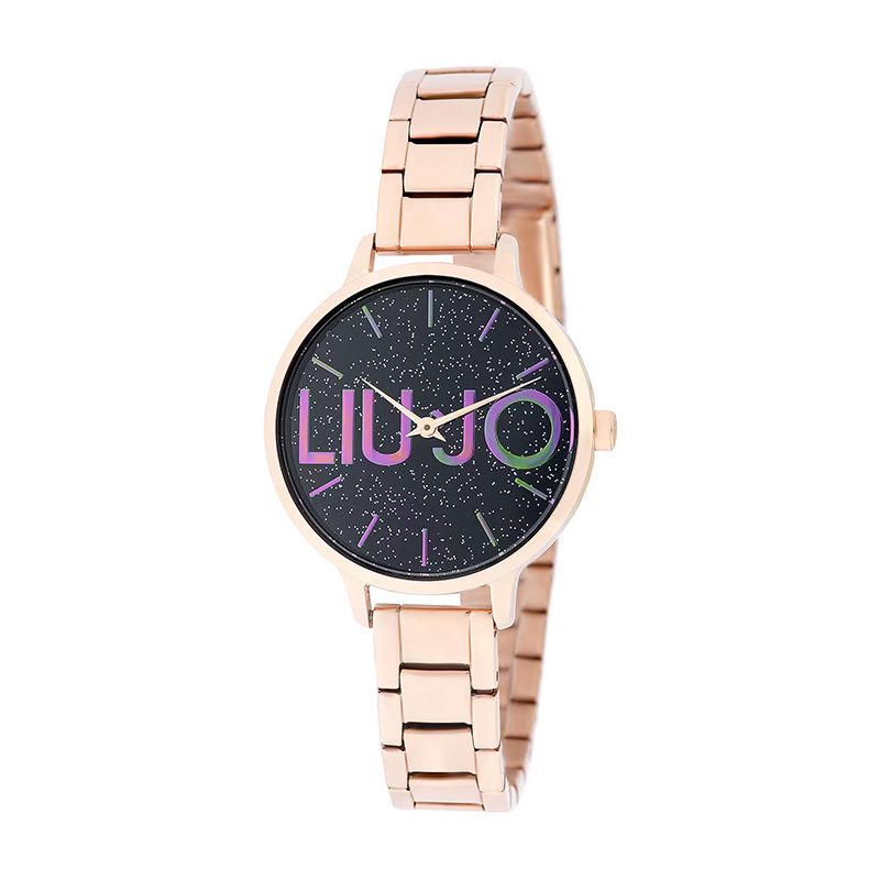 Montre femme liu jo acier doré rose tlj1791 - montres-femme - edora Montre femme liu jo acier doré rose tlj1791 - montres-femme - edora