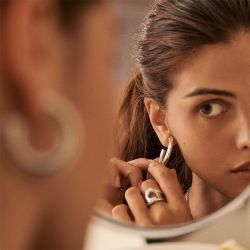 Bague femme large agatha curve argent 925/1000 02220351-050 - bagues-femmes - edora - 1