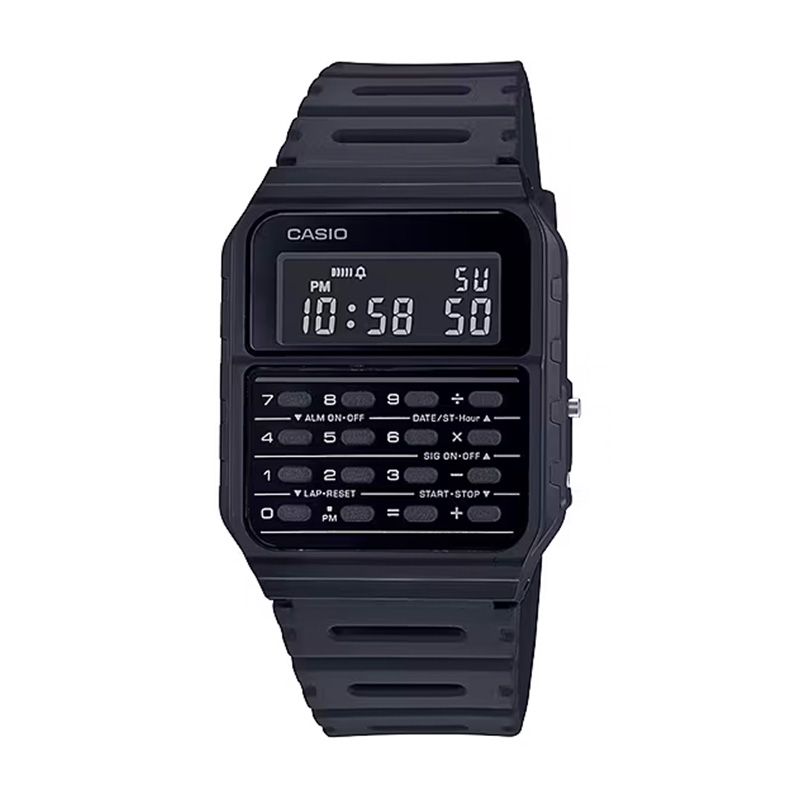 Montre mixte casio edgy collection acier noir ca-53wf-1bef - montres - edora Montre mixte casio edgy collection acier noir ca-53wf-1bef - montres - edora