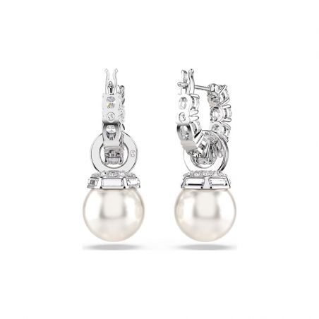 Creoles femme: créoles argent, or 18 carats & créoles or blanc - boucles-d-oreilles-femme - edora - 1