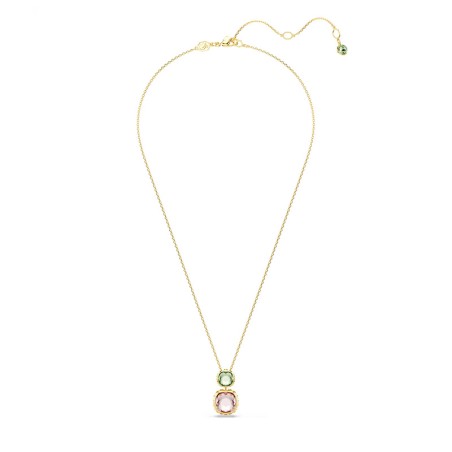 Collier femme swarovski chroma doré et cristaux 5692496 – colliers femme