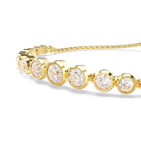 Bracelet femme swarovski tennis imber doré et cristaux 5705450 – bracelets femme