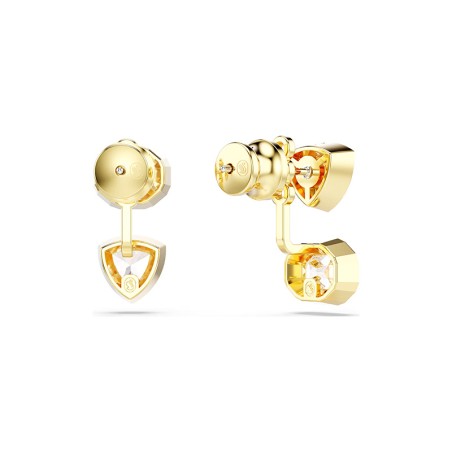 Boucles d'oreilles femme pendantes transformable swarovski imber doré et cristaux 5705461 – boucles d'oreilles femme