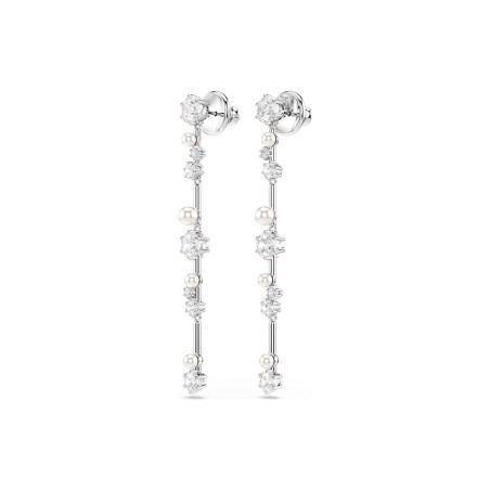 Boucles d'oreilles femme pendantes swarovski constella argenté et cristaux 5705614 – boucles d'oreilles femme