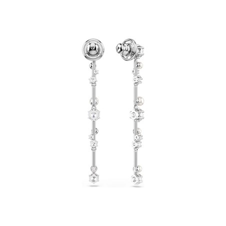 Boucles d'oreilles femme pendantes swarovski constella argenté et cristaux 5705614 – boucles d'oreilles femme