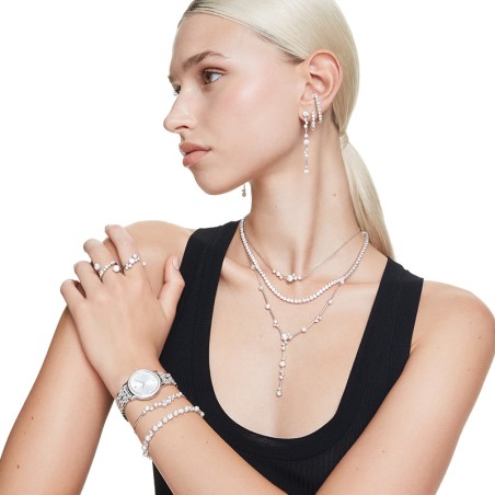 Collier femme swarovski constella argenté et cristaux 5705626 – colliers femme