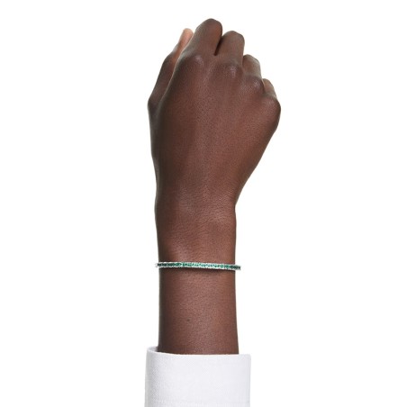 Bracelet femme jonc swarovski matrix argenté et cristaux 5705785 – bracelets femme