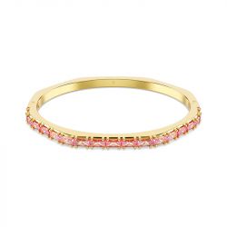Bracelet femme jonc swarovski matrix doré et cristaux 5705791 - bracelets-femme - edora - 0
