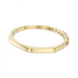 Bracelet femme jonc swarovski matrix doré et cristaux 5705791 - bracelets-femme - edora - 3