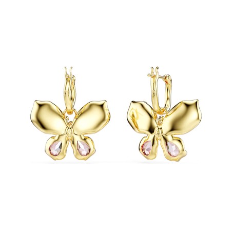 Boucles d'oreilles femme pendantes swarovski idyllia doré et cristaux 5709953 – boucles d'oreilles femme
