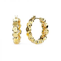 Boucles d'oreilles femme créoles swarovski imber doré et cristaux 5711483 - boucles-d-oreilles-femme - edora - 4