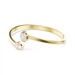 Bracelet femme jonc swarovski imber doré et cristaux 5714316 - joncs - edora - 2