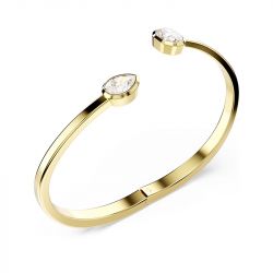 Bracelet femme jonc swarovski imber doré et cristaux 5714316 - joncs - edora - 5