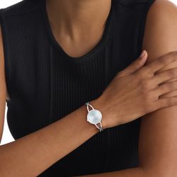 Montre femme calvin klein sculpted embrace acier argenté 25100058 - montres-femme - edora - 1