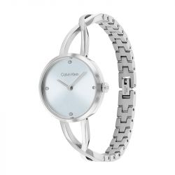 Montre femme calvin klein sculpted embrace acier argenté 25100058 - montres-femme - edora - 2