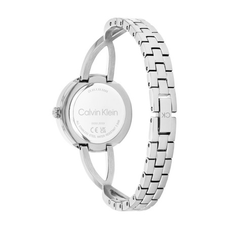 Montre femme calvin klein sculpted embrace acier argenté 25100058 – montres femme