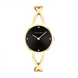 Montre femme calvin klein sculpted embrace acier doré 25100059 - montres-femme - edora - 0