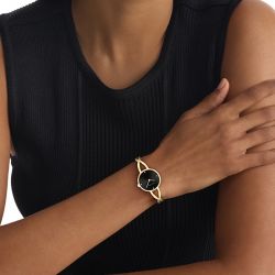 Montre femme calvin klein sculpted embrace acier doré 25100059 - montres-femme - edora - 1