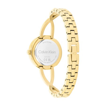 Montre femme calvin klein sculpted embrace acier doré 25100059 – montres femme