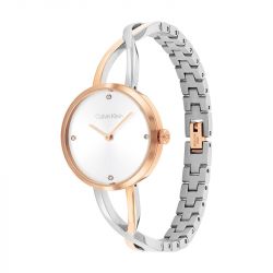 Montre femme calvin klein sculpted embrace acier bicolore 25100060 - montres-femme - edora - 2