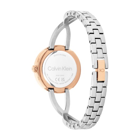 Montre femme calvin klein sculpted embrace acier bicolore 25100060 – montres femme