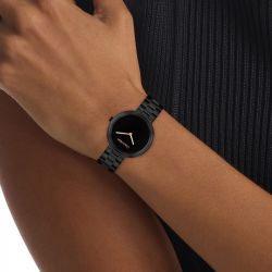 Montre femme calvin klein pure céramique noire  25100075 - montres-femme - edora - 1