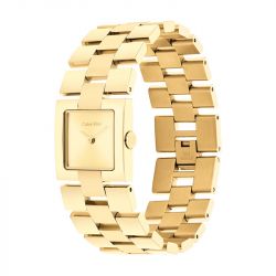 Montre femme calvin klein meridian acier doré 25100089 - montres-femme - edora - 2