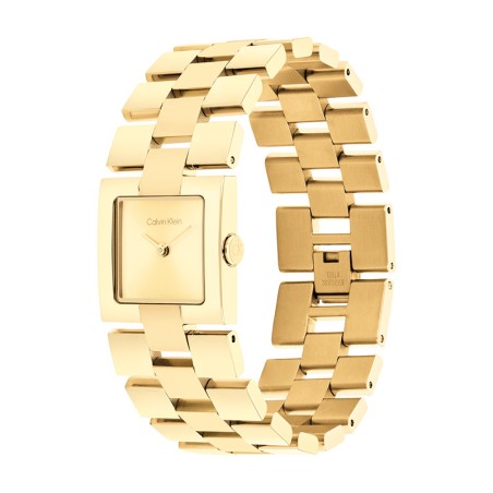 Montre femme calvin klein meridian acier doré 25100089 – montres femme