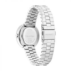 Montre femme calvin klein twisted bezel acier argenté 25100093 - montres-femme - edora - 3