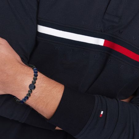 Bracelet or & argent, bracelet plaqué or, bracelet cuir & tissu - bracelets-homme - edora - 2