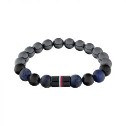 Bracelet homme tommy hilfiger jameson acier et perles 2790630 - bracelets-homme - edora - 0