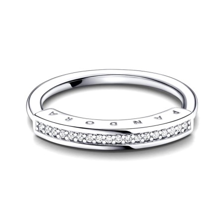 Bague femme taille 52 pandora pavée id signature argent 925/1000 – toutes nos bagues femme