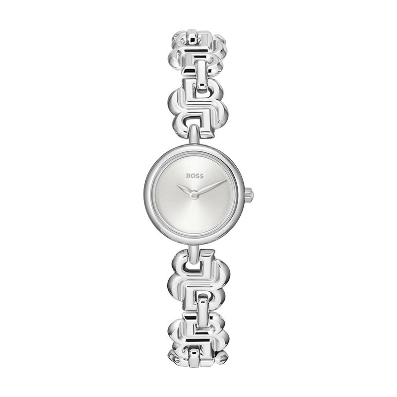 Montre femme boss double b dressy acier argenté 1502793 - montres-femme - edora