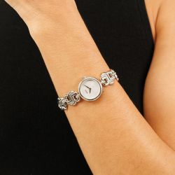 Montre femme boss double b dressy acier argenté 1502793 - montres-femme - edora - 1