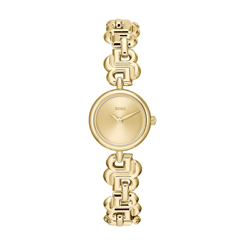 Montre femme boss double b dressy acier doré 1502794 - montres-femme - edora