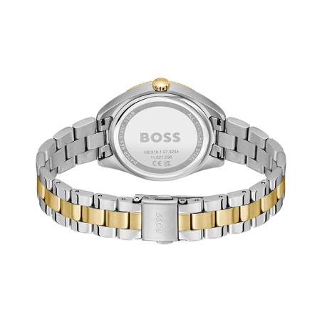 Montre femme boss sage sport acier bicolore 1502806 – montres femme