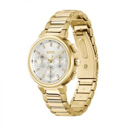 Montre femme chronographe boss acier doré 1502807 - montres-femme - edora - 1
